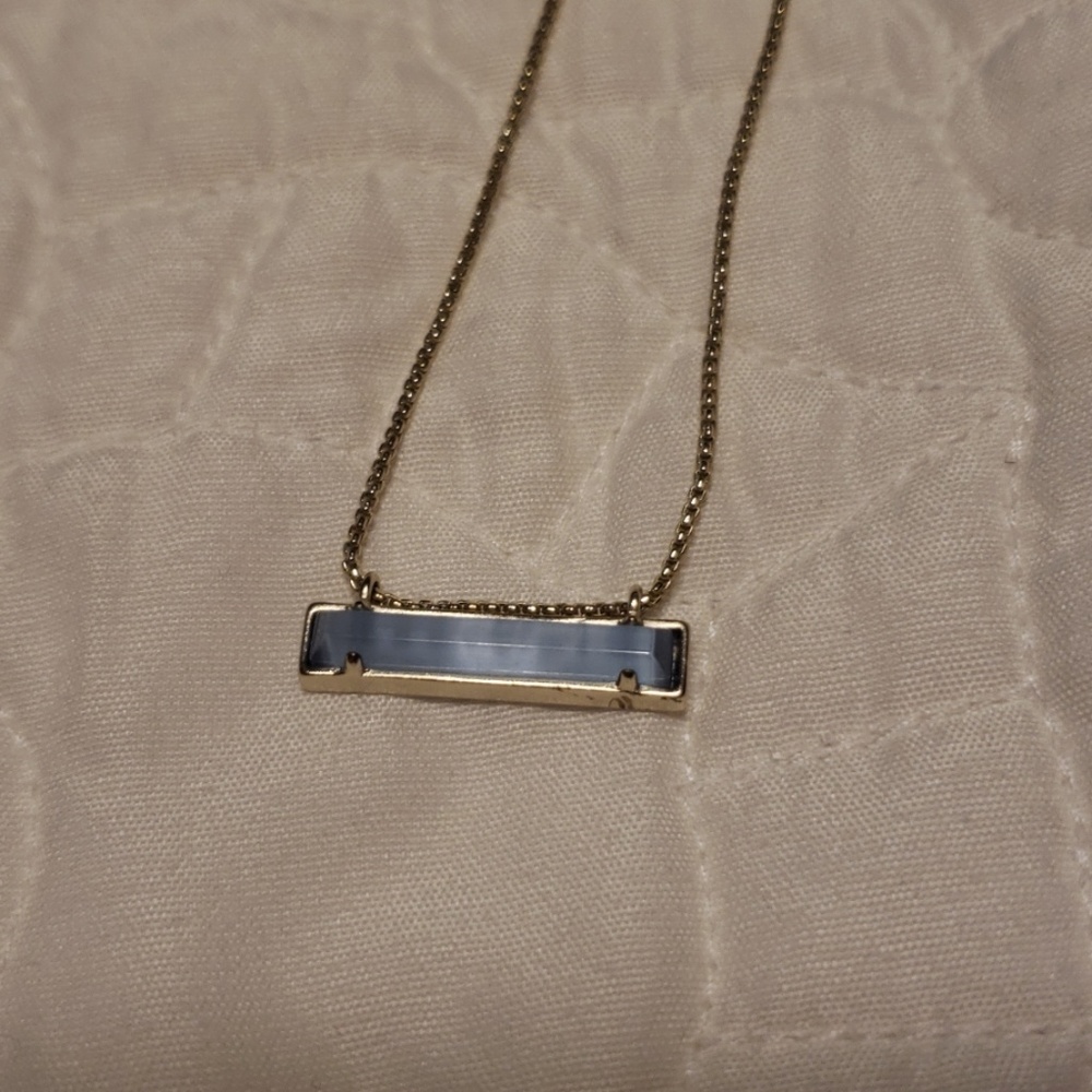 Dusty Blue Kendra Scott Necklace